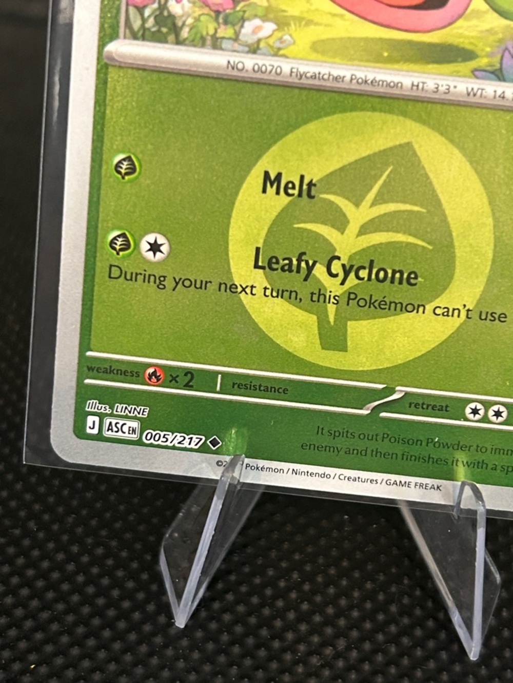 Pokemon Erika’s Weepinbell 005/217 Reverse Holo Rare from Ascended Heroes Set - Picture 3 of 3